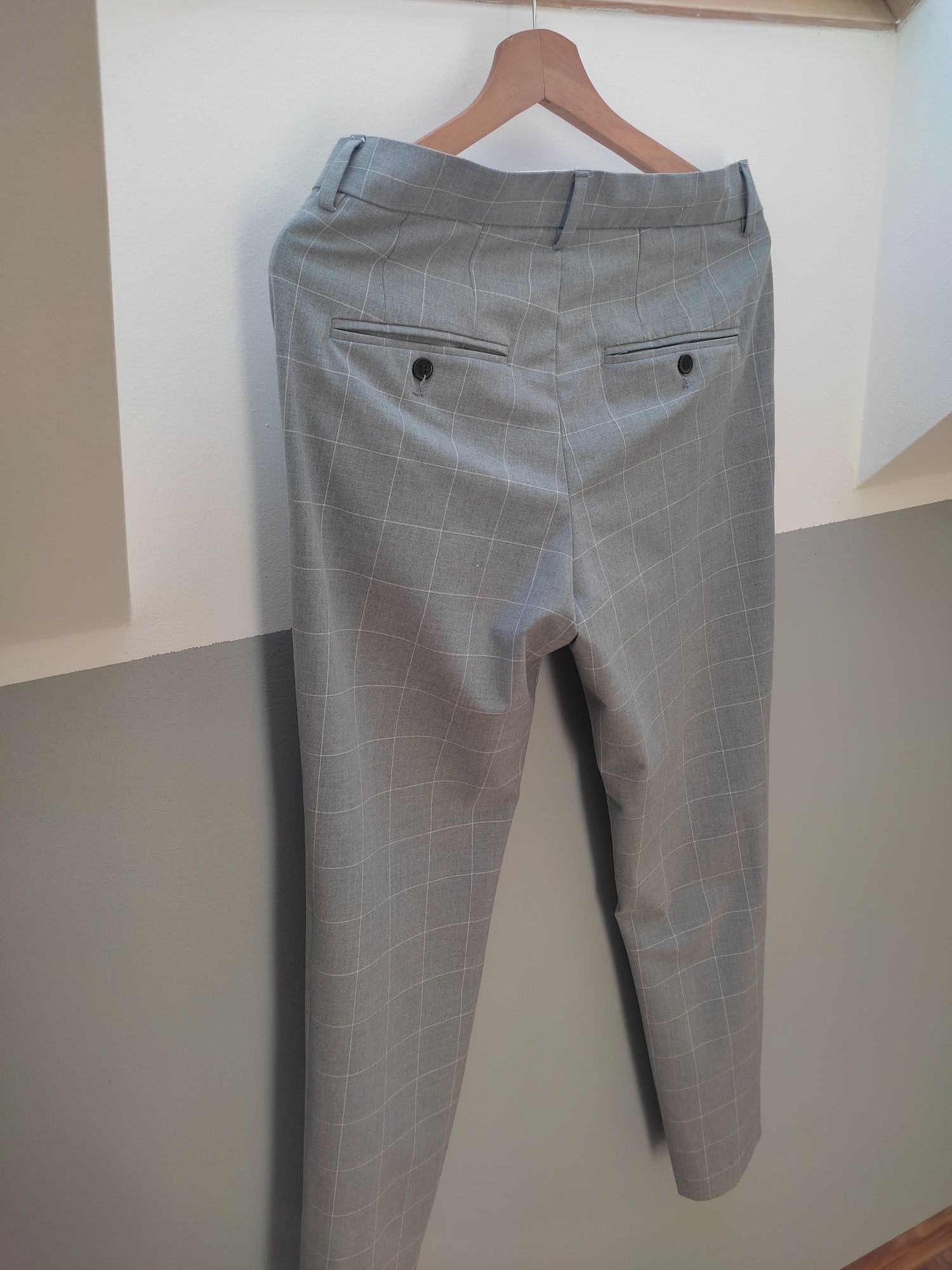 Spodnie męskie garniturowe szare H&M rozmiar 30