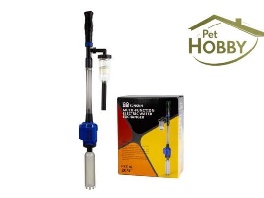 Odmulacz elektryczny HXS-03 20W z pompą 1000l/h do dna akwarium