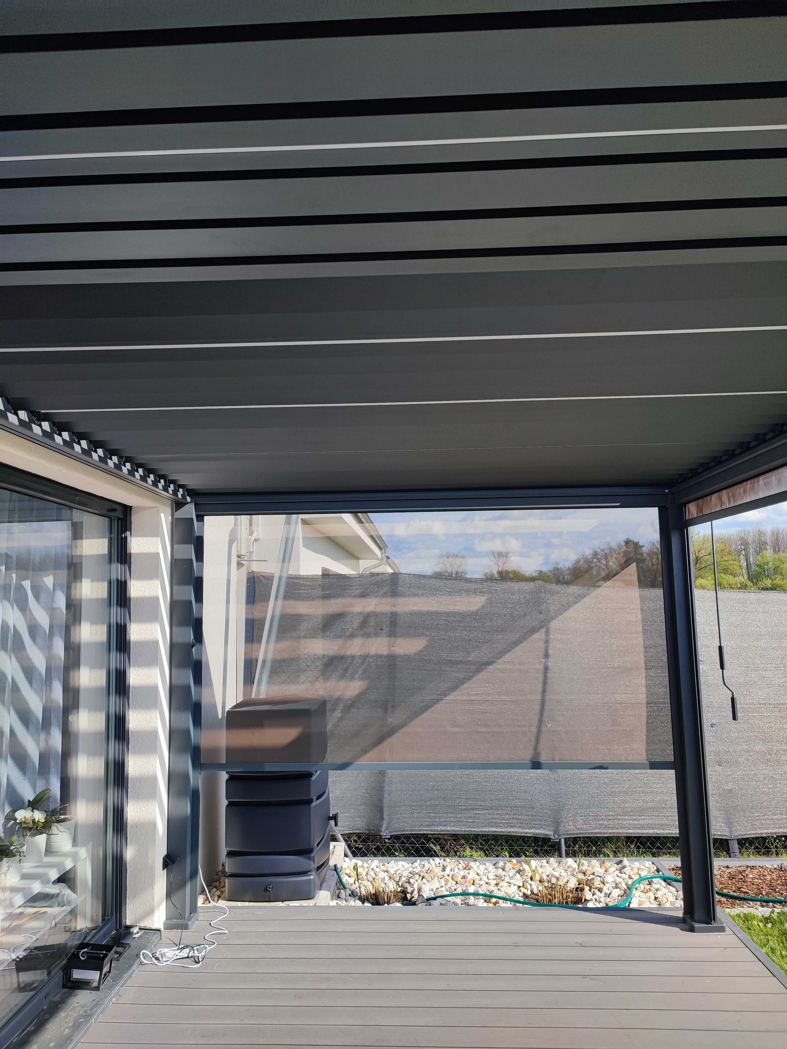 Pergola Ogrodowa Aluminiowa 4x4 Zadaszenie Tarasu Lamele