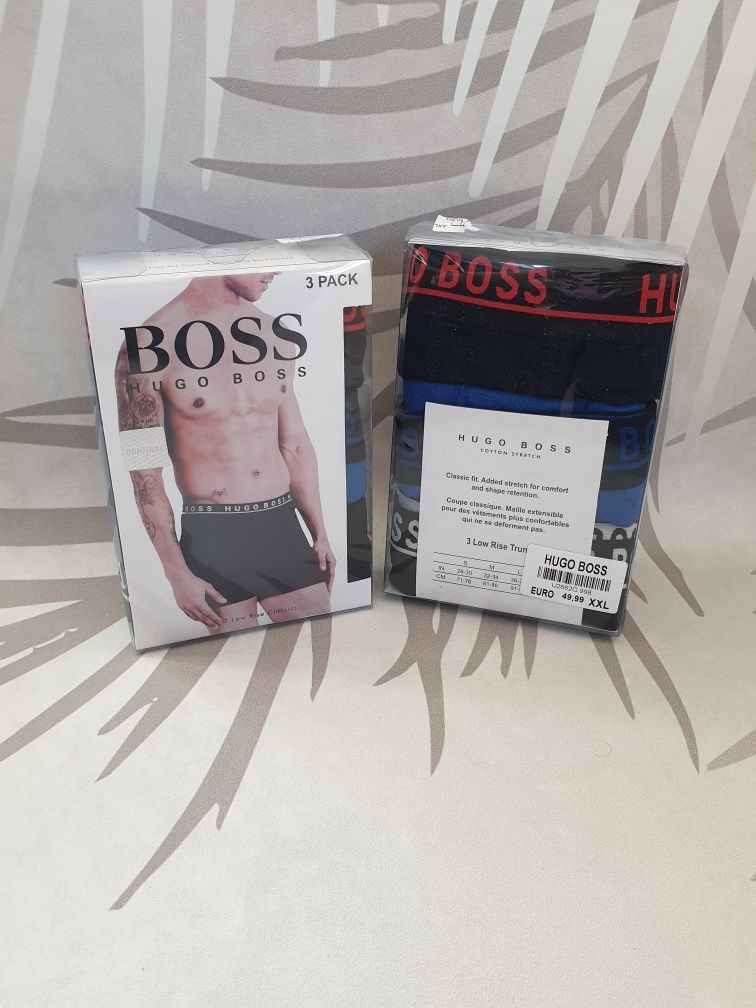 Bokserki Męskie 3-pack Jakość Premium Bawełna