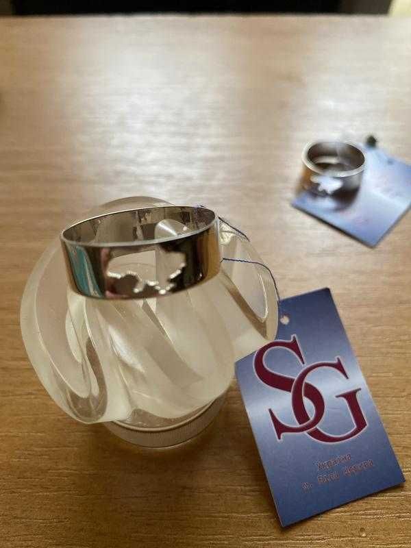 Патріотична срібна каблучка, великий р.24