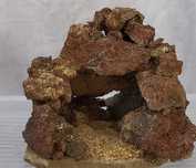 Grota do akwarium z lawy wulkanicznej 15x16x18 cm