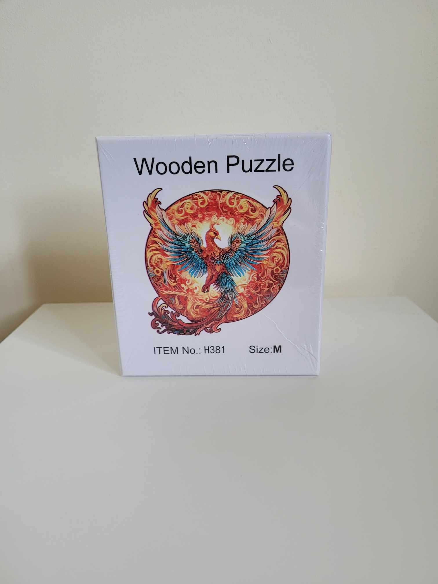 Puzzle 3D Drewniane Układanka dla dzieci i dorosłych - Feniks