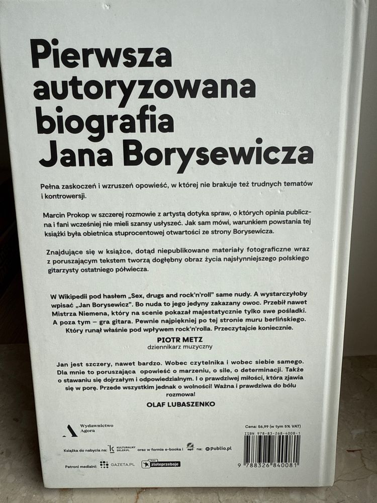 Jan Borysewicz-Mniej obcy/rozmawia M.Prokop
