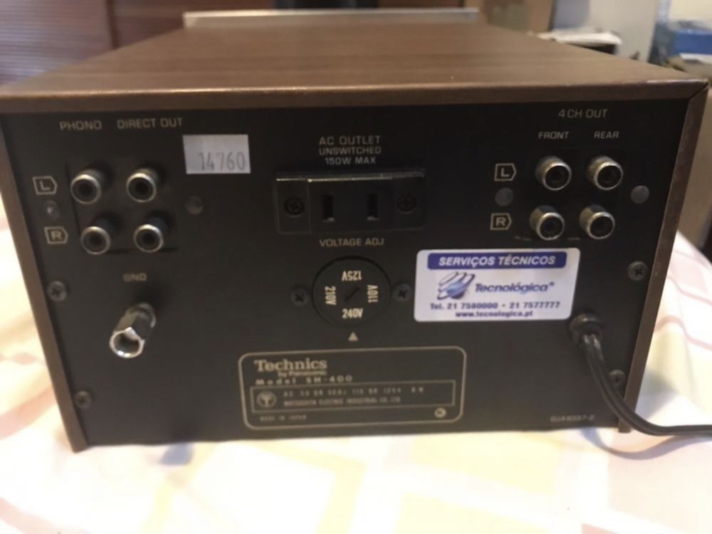 Technics SH-3400 - 4 Channel Control Center + SH-400 CD-4 System Disc