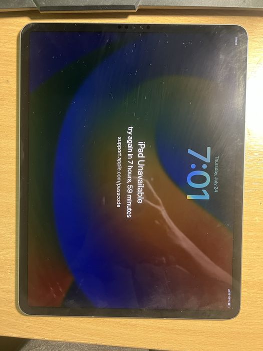 iPad Pro 12.9 6Gen M2 iCloud lock заблокований passcode