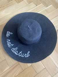kapelusz czarny do not disturb