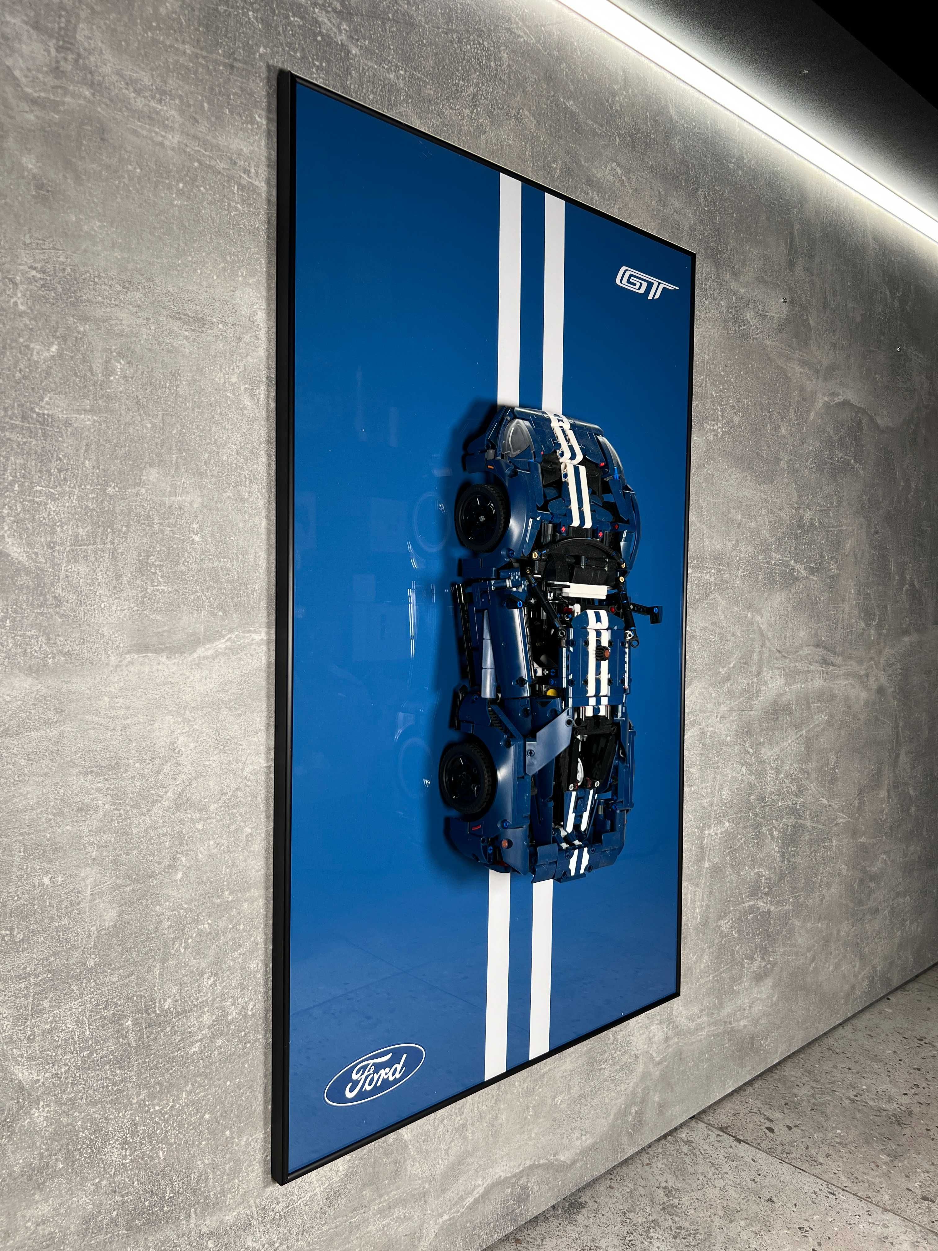 Тримач Рамка на Стіну для LEGO 42154 Technic Ford GT 2022 Лего Форд