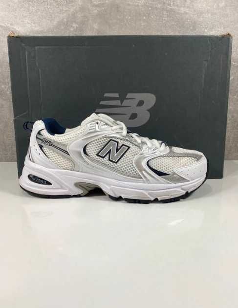 New Balance 530 White Silver Navy 40