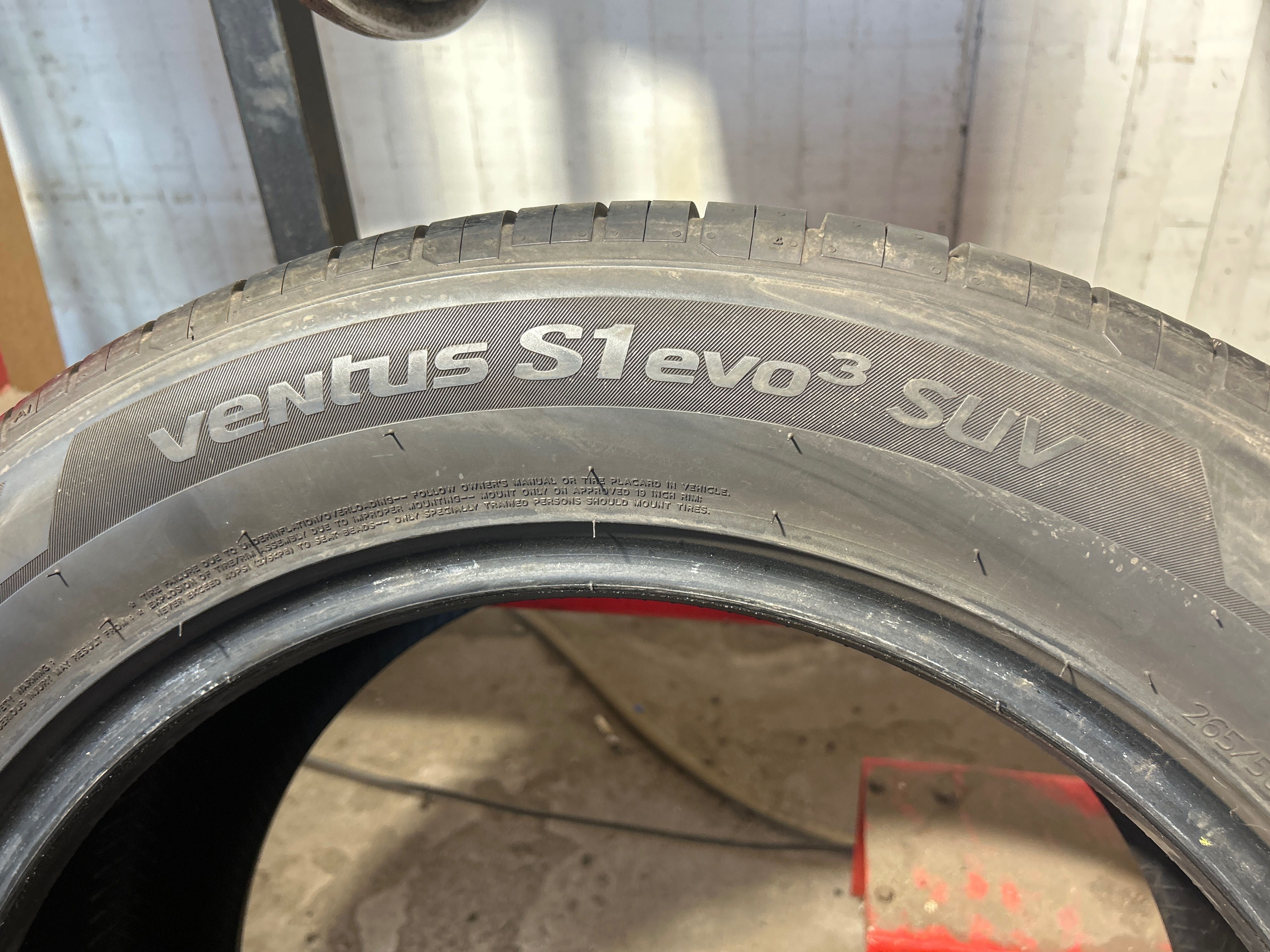 Hankook Ventus S1 evo3 265/50/19 110W