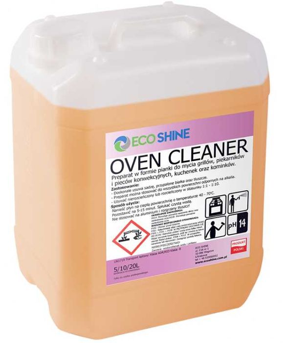 Eco Shine Płyn czyszczenie piekarnika grilla szyb kuchenki 5L