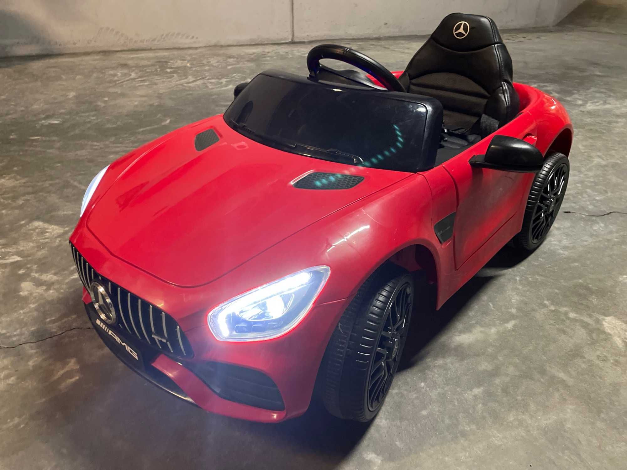 Carro Elétrico - Mercedes AMG GT vermelho 12V - criança