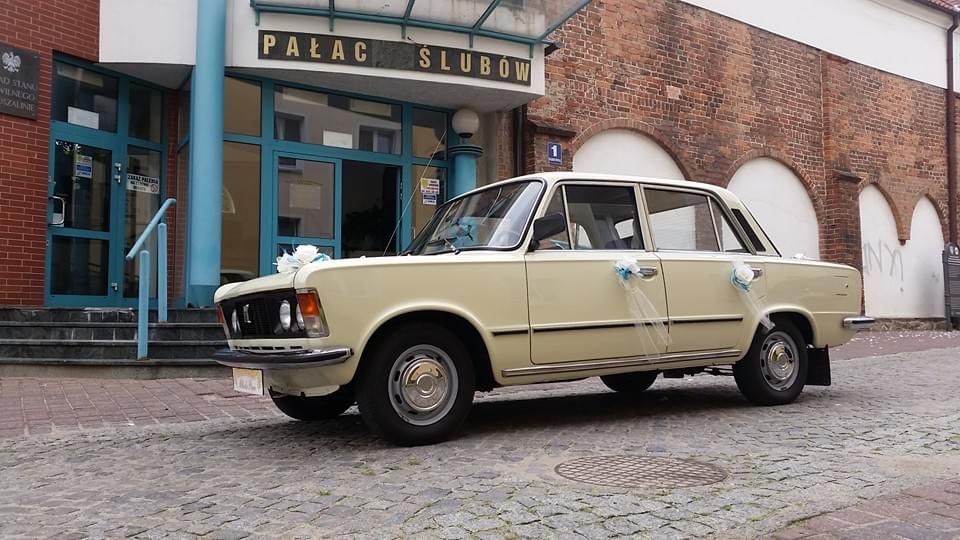 Fiat 125p auto do ślubu i nie tylko