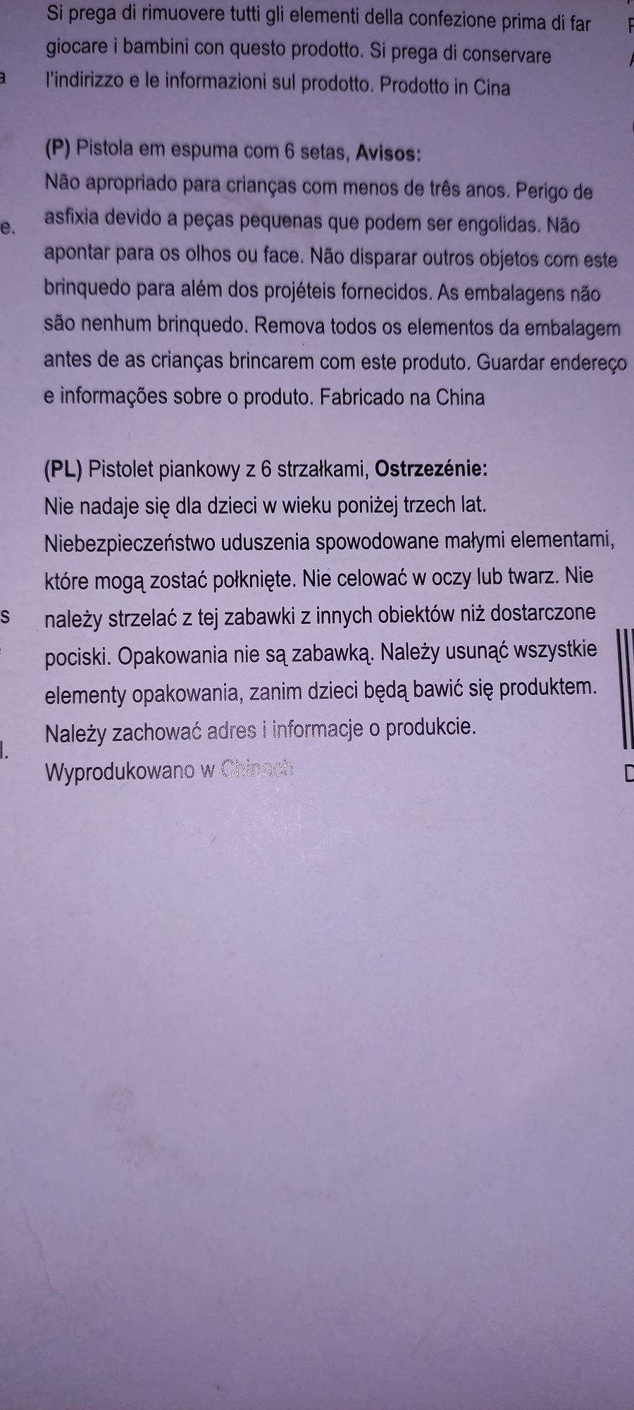 Pistolet z piankowymi nabojami