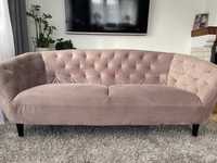 Kanapa sofa pikowana glamour 3 osobowa