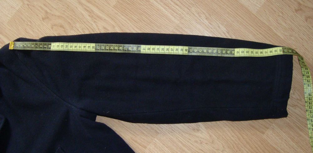 Полупальто, Navy, чоловічий бушлат,  двобортний, вовняний 2ХL (52-54)