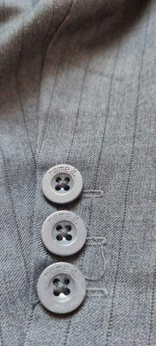 Marynarka chłopiec 128 komunia szara elegancka