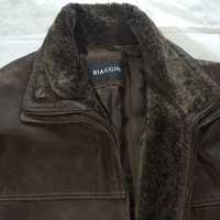 Куртка мужская кожаная Biaggini, размер 58