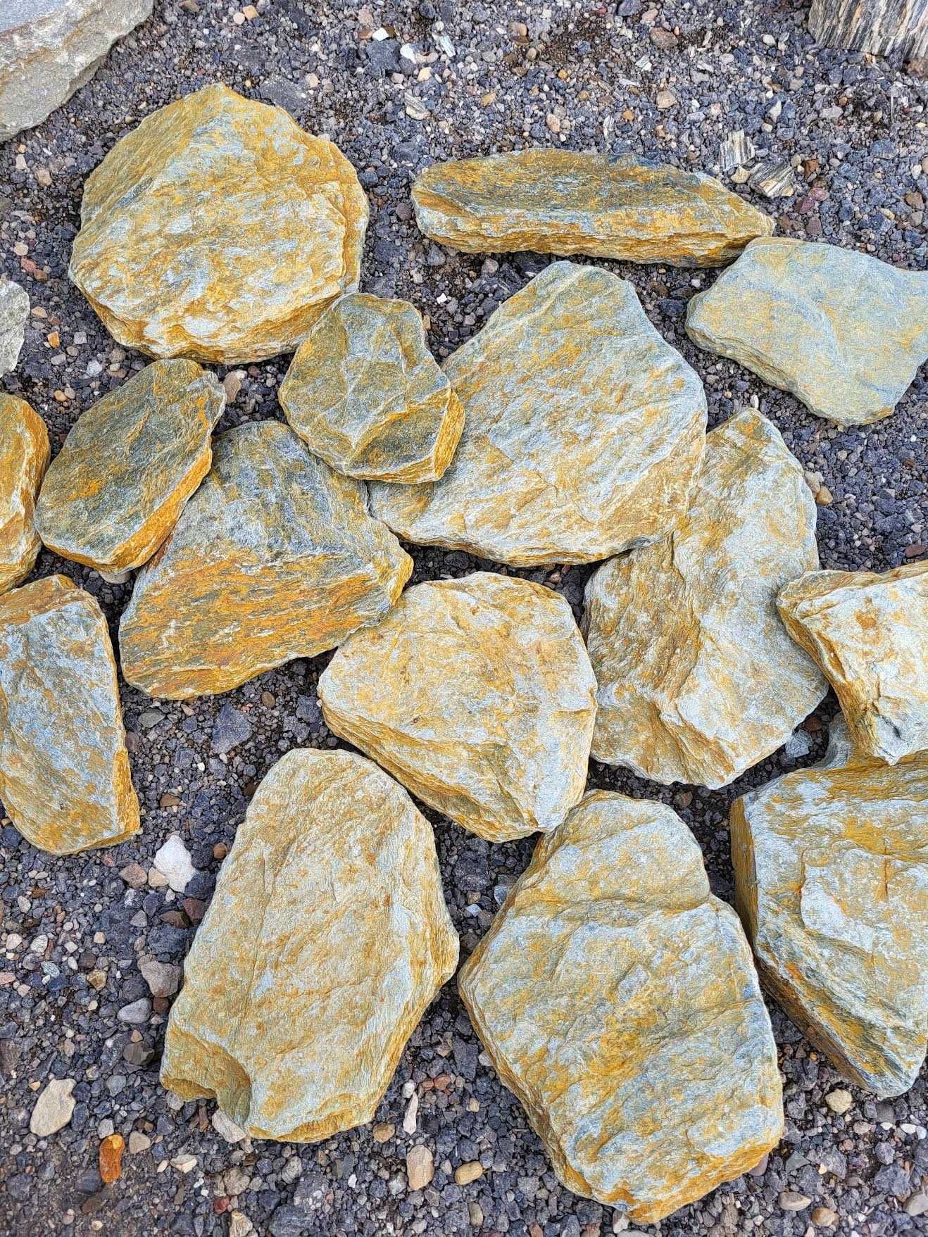 Łupek moon stone 200 Duże bryły głazy szpilki Kamienie ogrodowe