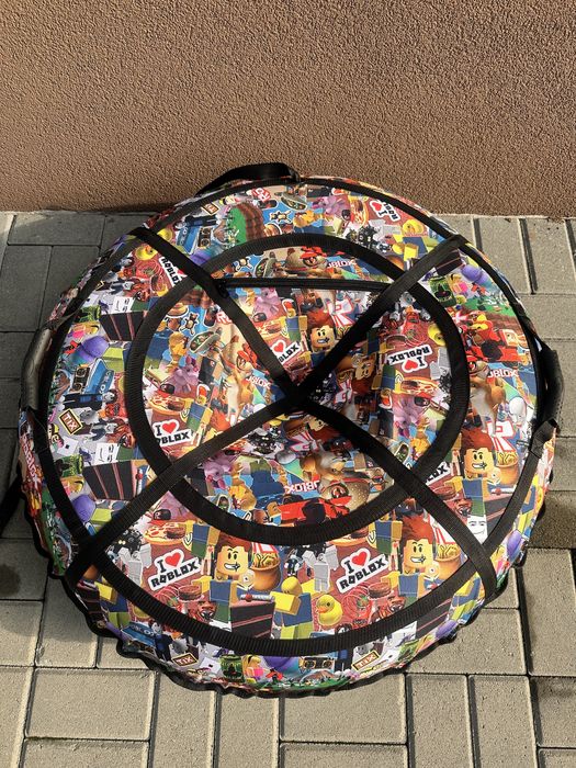 Тюбинг тюбінг надувний санки надувні плюшка ватрушка для снігу та води