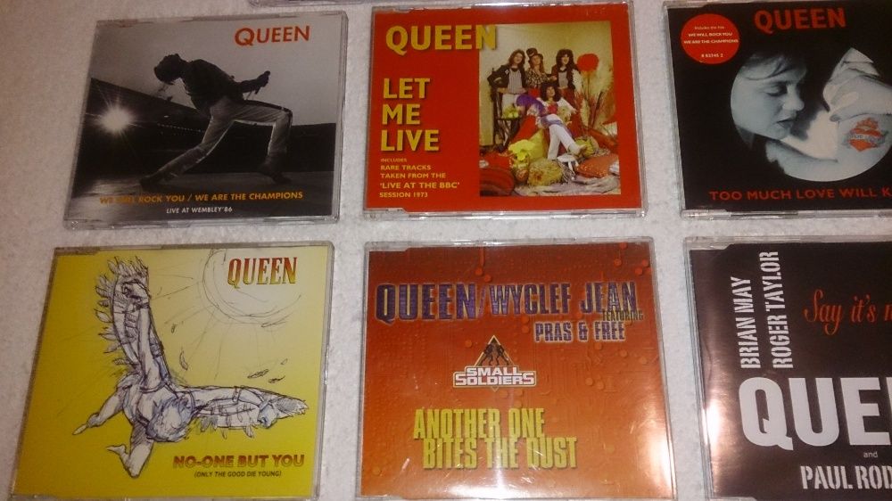 queen (cds single raros) vendo conjunto ou por unidade