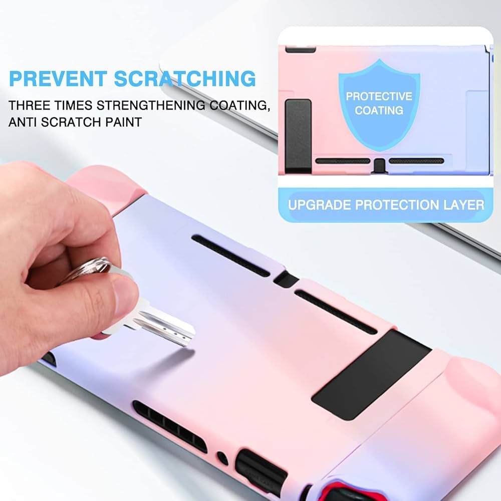 Etui case ochronne do nintendo switch dlseego z 2 szkłami hartowanymi