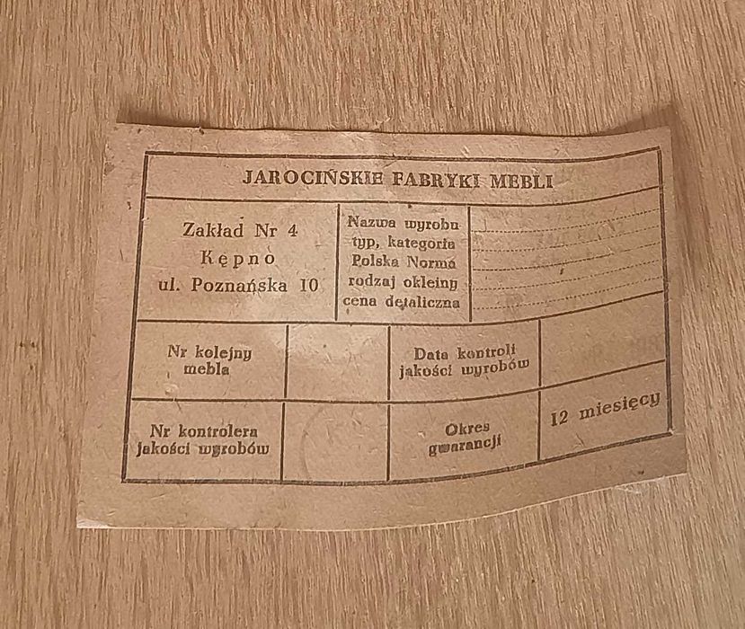 Mały Stary Stolik - Okrągły