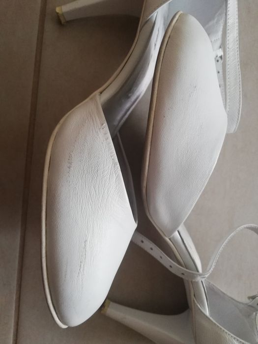 Buty ślubne białe LaMarka 39