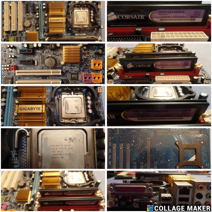Board Gigabite GA-P35-S3 mais 2 memórias Ram XMS2-6400