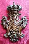 Armas Reais de Portugal com encaixe, porta de carruagem.