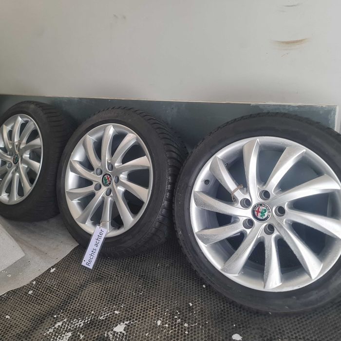 Alufelgi 17" z Oponami Zimowymi Alfa Romeo Giulietta Jak Nowe!!