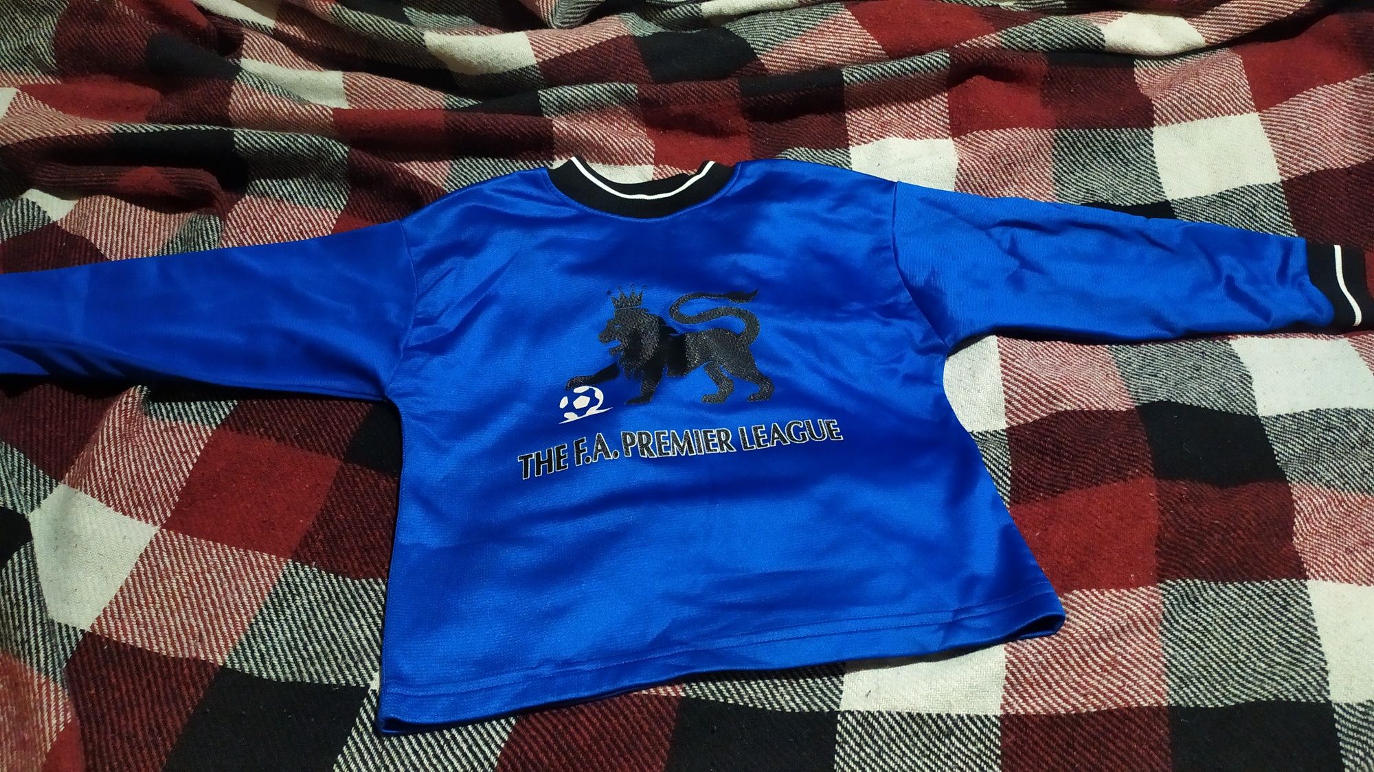 Дитяча футболка вратарська нова премьер лига синя