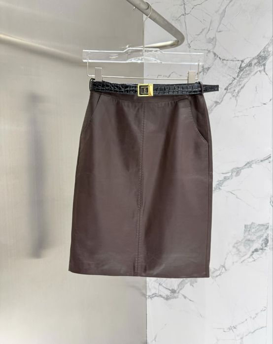 Spodniczka ze skory Saint Laurent M/L