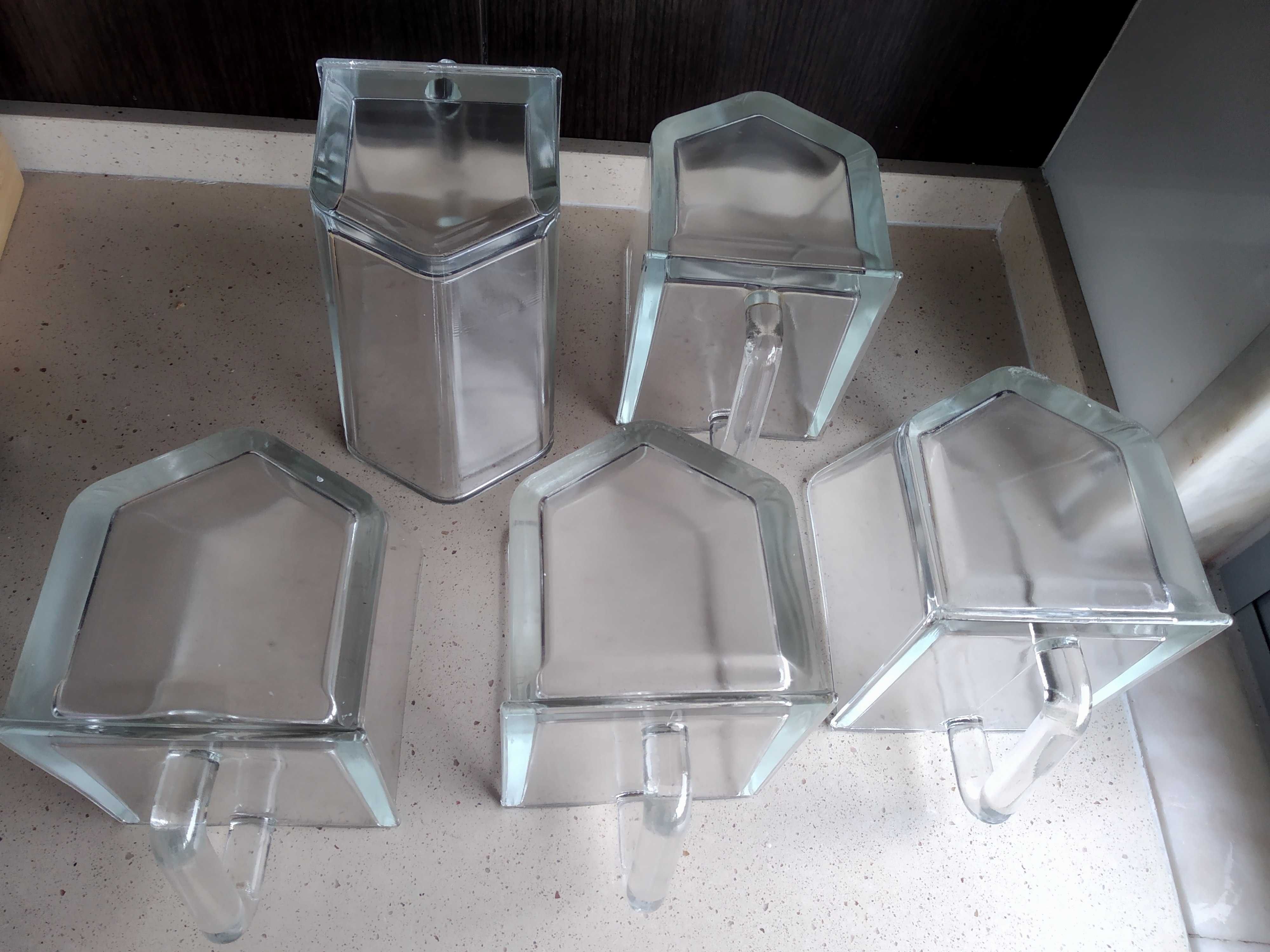 Recipientes de vidro - 05 unidades