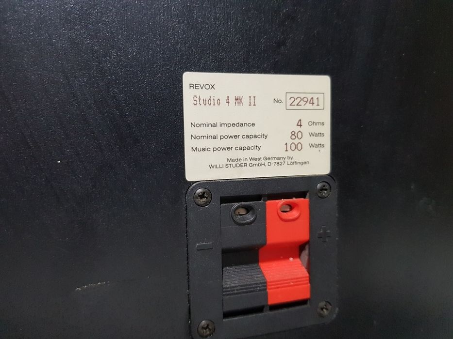80ВтПолична акустика/полочная Revox Studio 4 MK II б/у з Німеччини