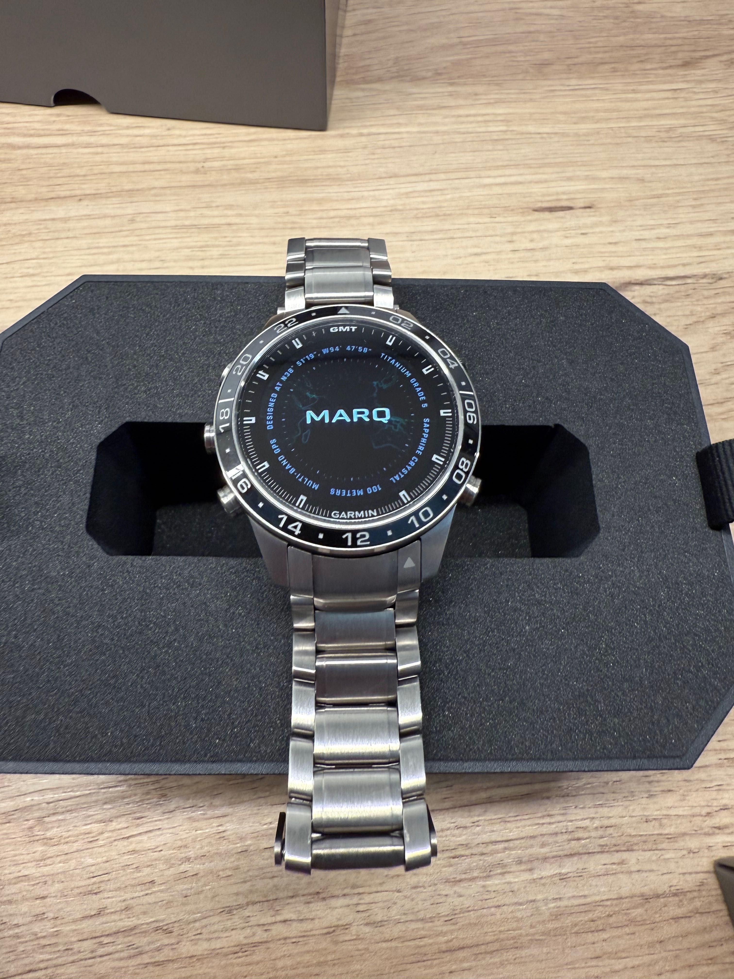 Garmin MARQ Gen 2 – tytan, AMOLED, 3 paski oryginalne, stan bdb