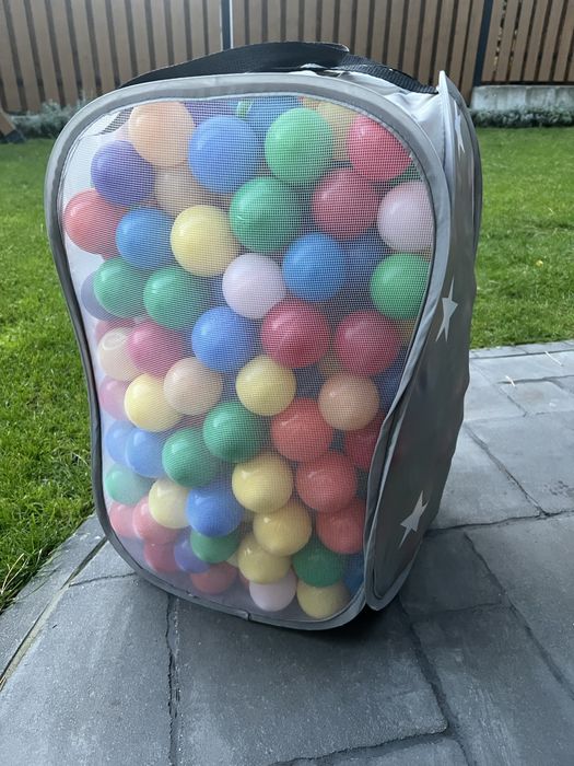 Kulki plastikowe do suchego basenu z torbą
