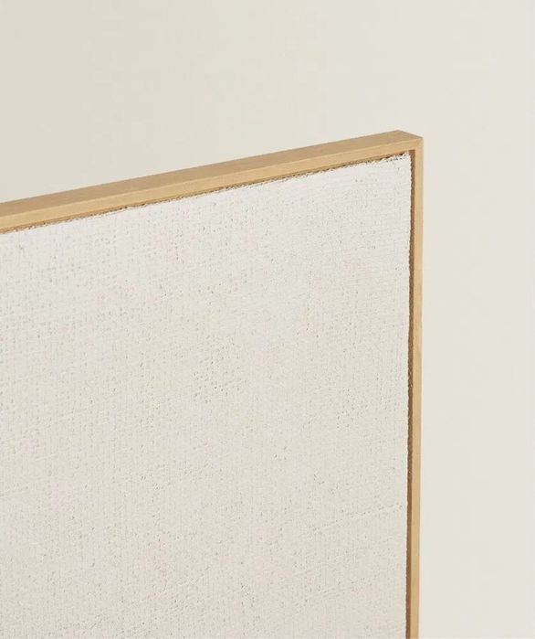 Tela de Linho com Rebordo de Madeira de Carvalho – Zara Home