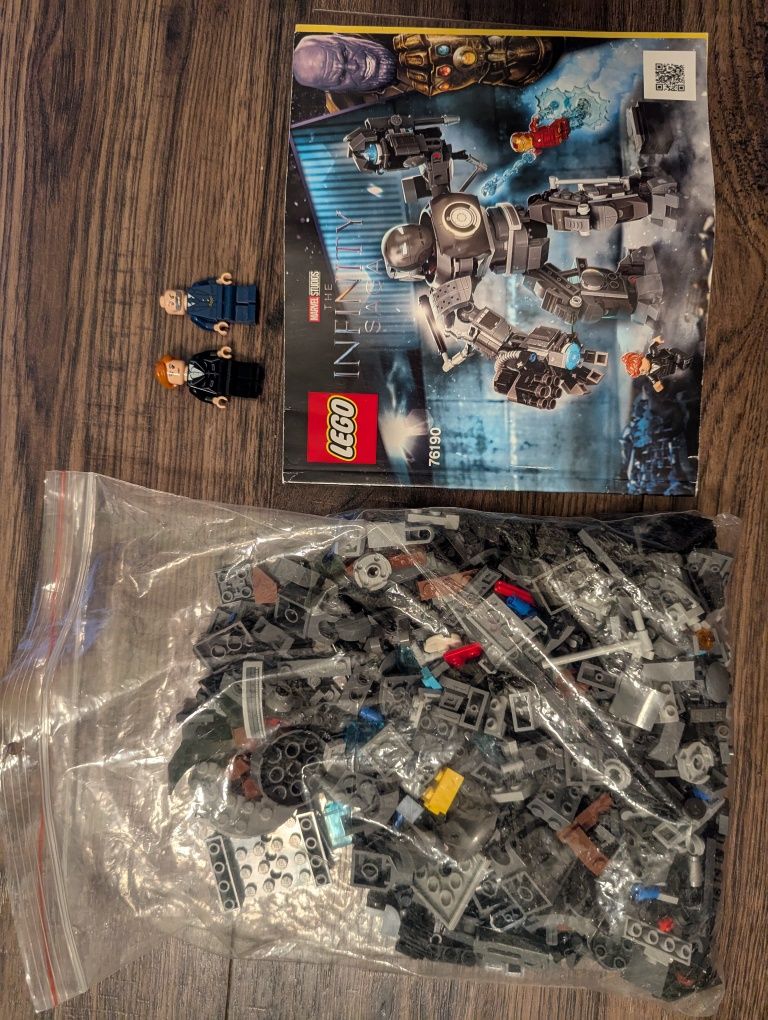 LEGO Super Heroes 76190 Zadyma z Iron Mongerem