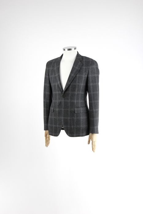 ALEXANDER SACHS чоловічий картатий вовняний піджак. Оригінал. (46)