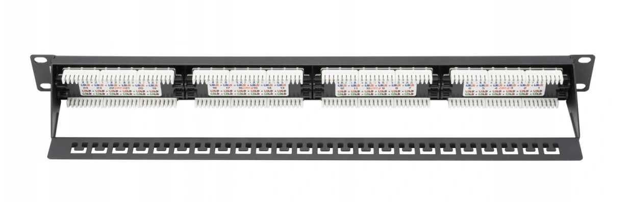 Patch panel Digitus 19" 24x RJ45 UTP kat. 5e