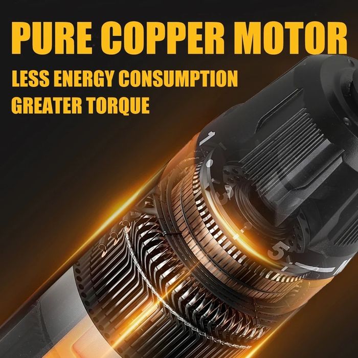 Електровикрутка + набор біт, 1÷6НМ. Акумулятор 2000мА.