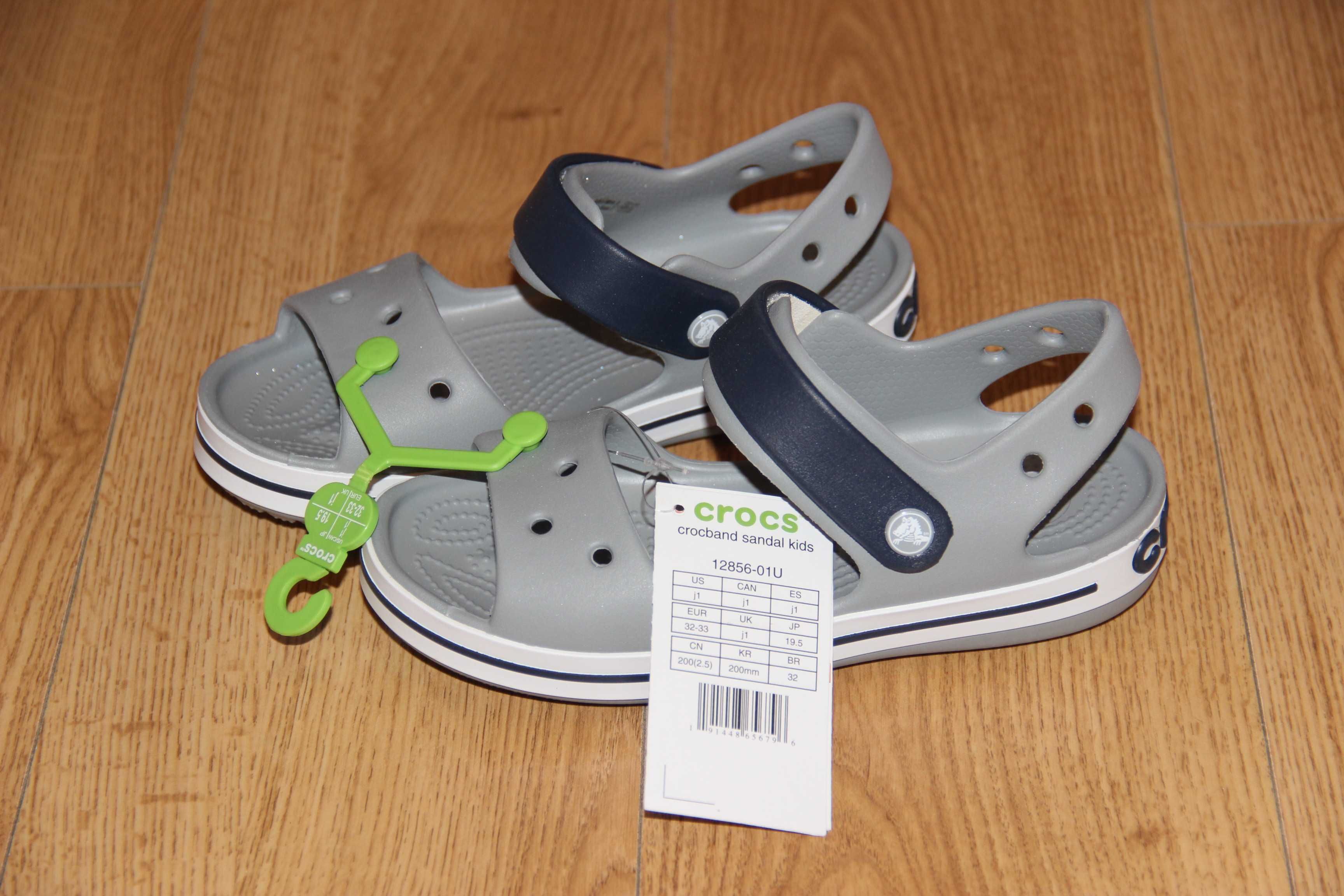 Дитячі босоніжки сандалі Crocs Crocband крокси с13, j1, j2,j3 Оригінал