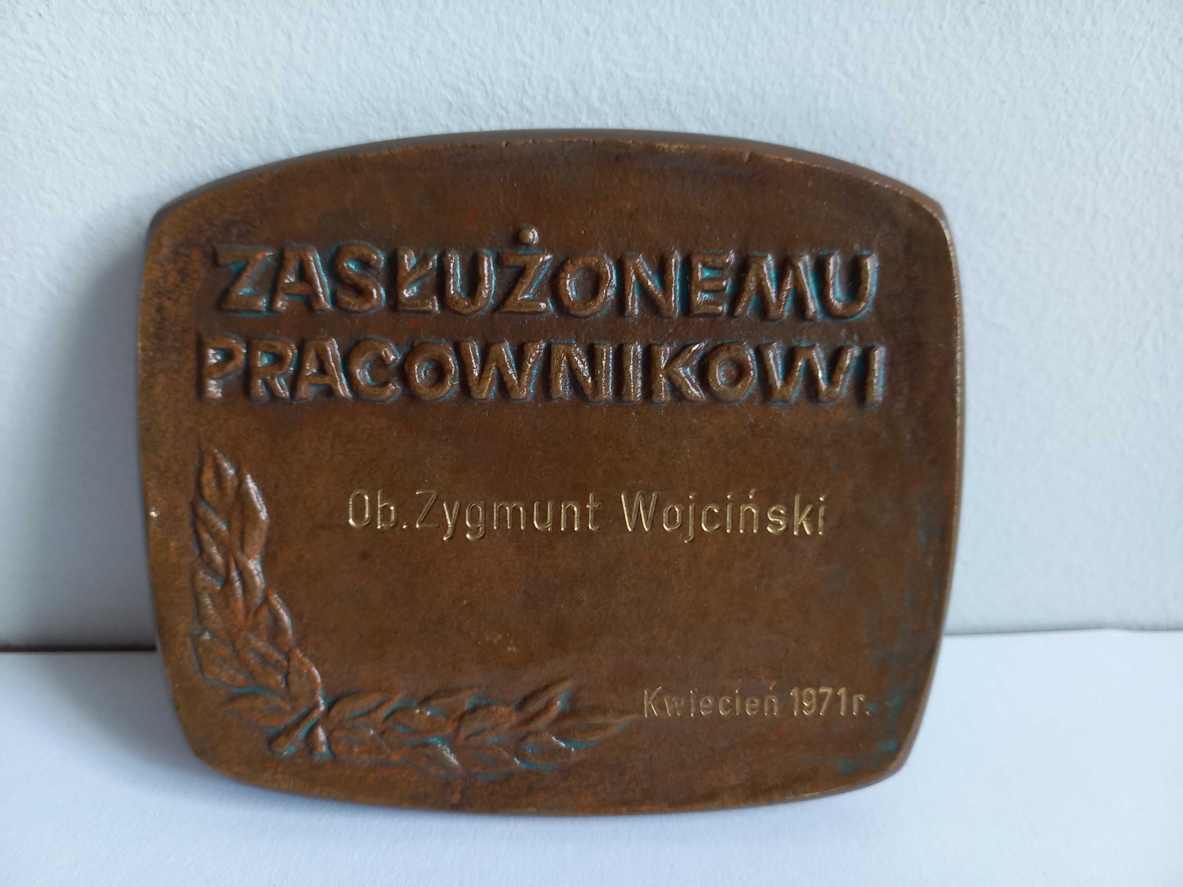 Medal Zarząd Aptek Poznań im. Poznania- Pracownikowi 1971 r