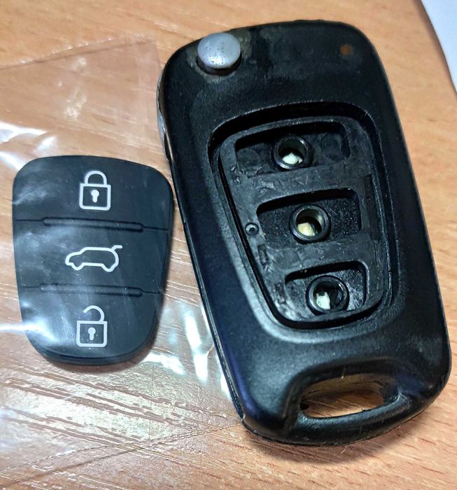 HYUNDAI/KIA Кнопочки на ключ, кнопки резиновые для выкидного ключа