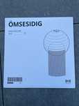 Ikea OMSESIDIG Klosz lampy wiszącej 40 cm biały, różowy