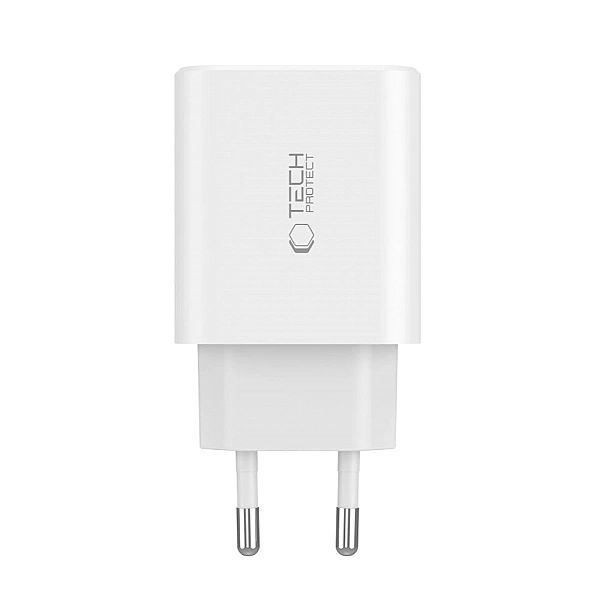 Tech-protect Nc30w 3-port Network Charger Pd30w/qc3.0 Black