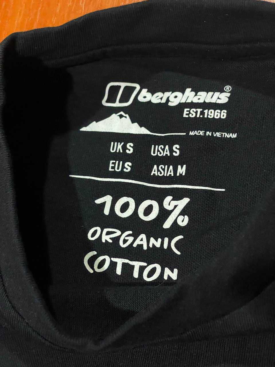 Berghaus organic front back logo футболка майка оригінал чорна - S