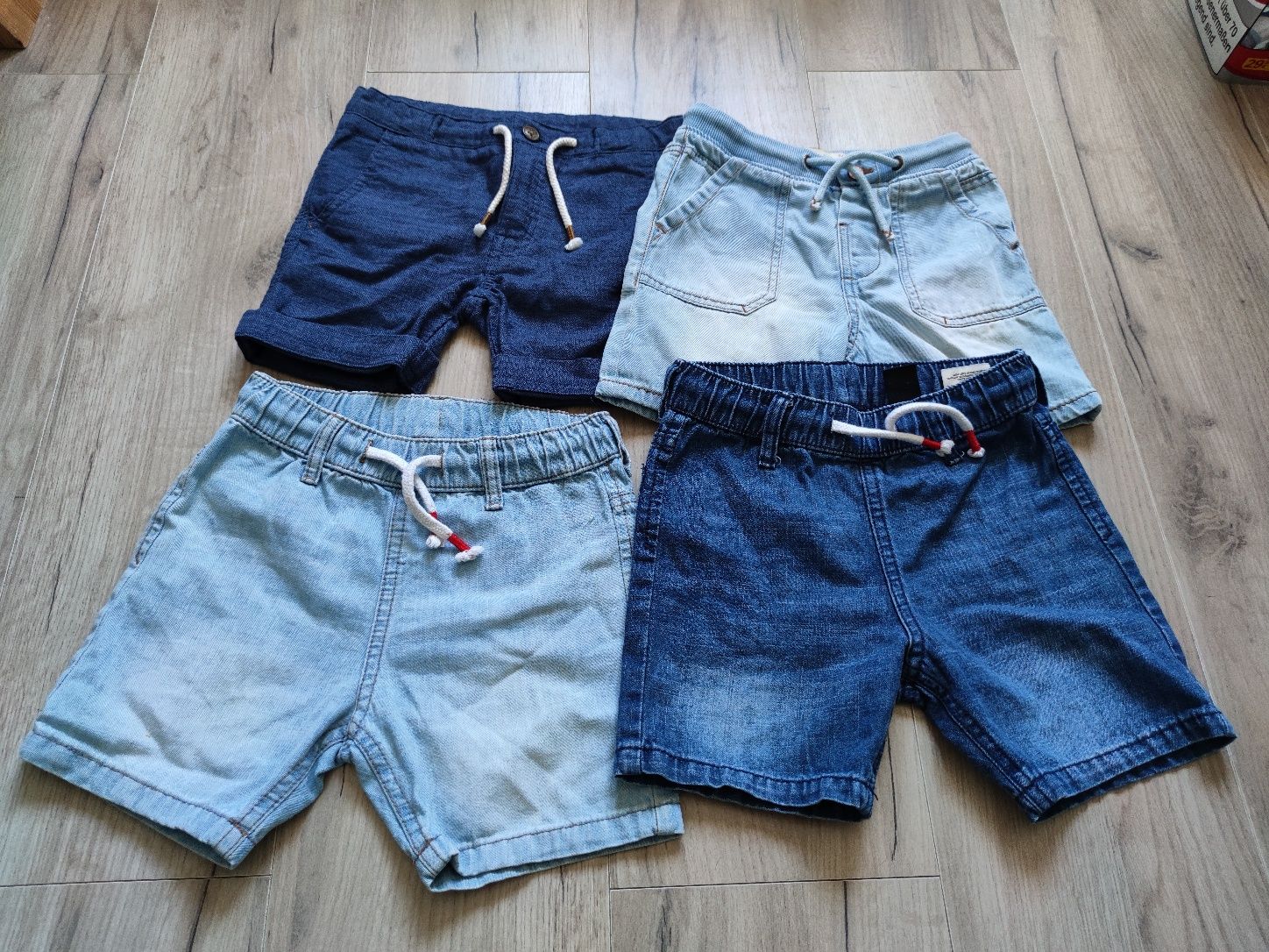 Zestaw spodenek 104 chłopiec jeans Zara h&m