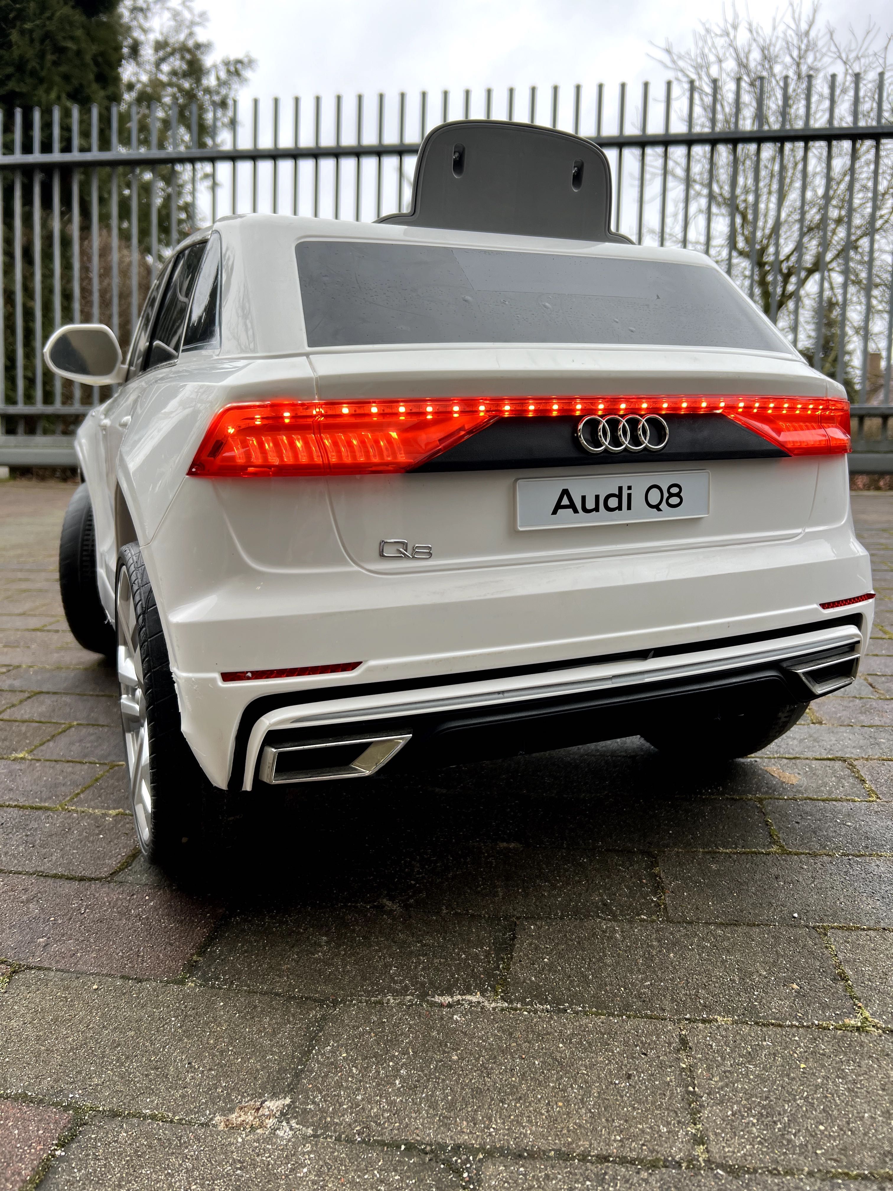 Audi Q8 Autko elektryczne dla Dzieci Białe